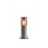 LISENNE 40, borne, gris verre fumé, E27 23W max., IP54