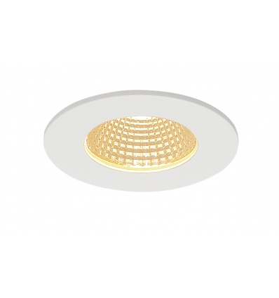 PATTA-1 encastré plafond, rond, blanc, 12W, 3000K, 38°, alim incluse