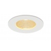 PATTA-1 encastré plafond, rond, blanc, 12W, 3000K, 38°, alim incluse