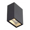 QUAD 1 applique, carrée, anthracite, LED, 1x3W, 3000K