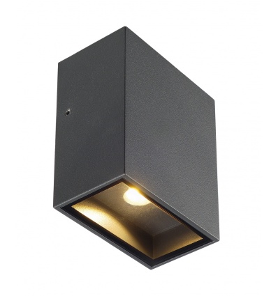 QUAD 1 XL, applique, carrée, anthracite, LED, 1x3W, 3000K, IP44