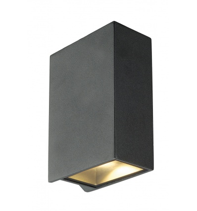 QUAD 2 XL applique carrée anthracite LED, 2x3W, 3000K, up-down, IP44