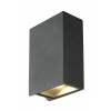 QUAD 2 XL applique carrée anthracite LED, 2x3W, 3000K, up-down, IP44