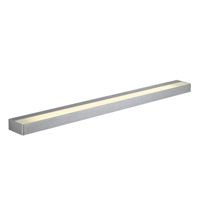 SEDO 21 LED, applique, carrée, alu brossé, verre satiné, 22W, 3000K