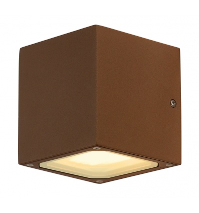 SITRA CUBE applique, fonte rouillée, GX53, max. 9W