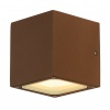 SITRA CUBE applique, fonte rouillée, GX53, max. 9W