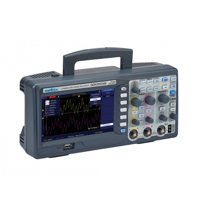 DOX2025B OSCILLOSCOPE NUMERIQUE 2X25MHZ 7"USB RJ45 500Ms/s