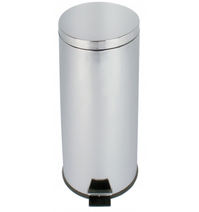 COLLECTEUR à pédale 30L inox miroir