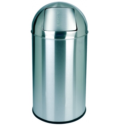 COLLECTEUR PUSH 40L inox miroir