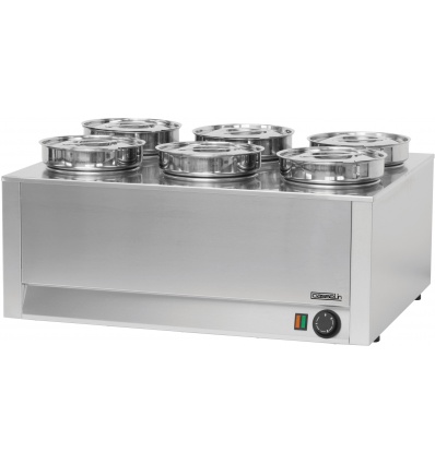 Bain-marie à sauce 6 cuves CBMS6