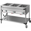 Chariot bain-marie à eau 3 x GN 1/1 CCBM3H