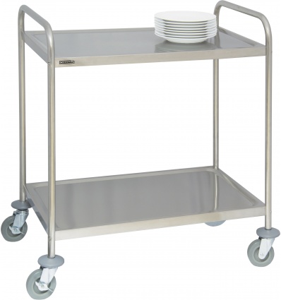 Chariot en inox 2 plateaux CCI2