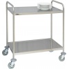 Chariot en inox 2 plateaux CCI2