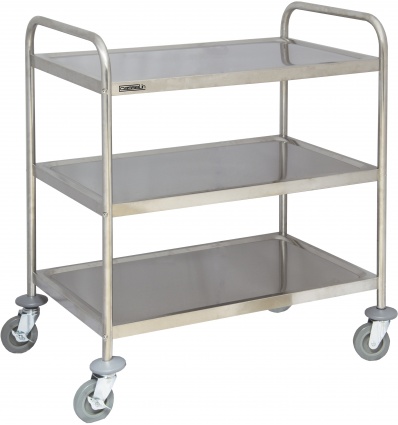 Chariot en inox 3 plateaux CCI3