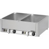 Double bain-marie GN 1/1 avec 2 robinets de vidange CBMDV