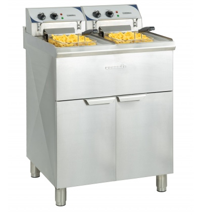 Friteuse électrique sur pieds 2 x 10 litres haut rendement CFP102TB