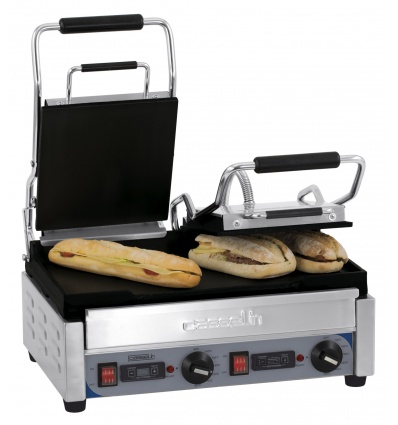 Grill Panini double Premium Lisse - Lisse avec minuteur CGP2LLPT