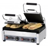 Grill Panini double Premium Rainurée - Lisse avec minuteur CGP2RLPT