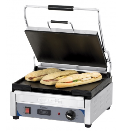 Grill Panini Grand Premium Lisse - Lisse avec minuteur CGPLLGPT