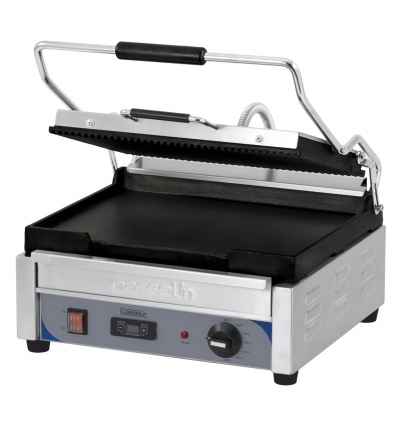 Grill Panini Grand Premium Rainurée - Lisse avec minuteur CGPRLGPT