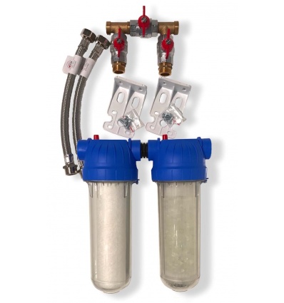 Combine antitartre filtration avec bypass - TWIN-FILTRE BYPASS