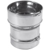 Raccord inox poêle/tubage mâle 125 Ø 155/161