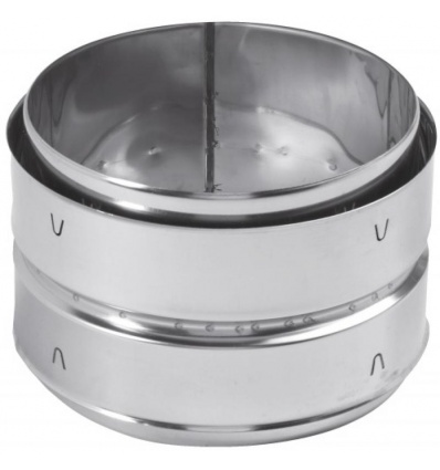 Jonction de tubage TEN inox Ø 125/131