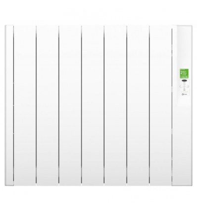 Radiateur électrique horizontal à fluide caloporteur Sygma blanc 1000W