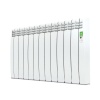 Radiateur électrique connecté horizontal à fluide caloporteur série D Wifi blanc 750W