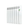 Radiateur électrique connecté horizontal à fluide caloporteur série D Wifi blanc 750W