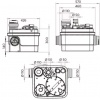 Station de relevage SANICUBIC 1 Evolution SFA CUBIC1NM