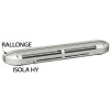 Rallonge acoustique RA finition blanc 9010 pour entrée d'air Isola HY