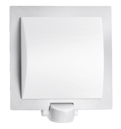 Applique extérieure carré L 20 LED détection 60W E27