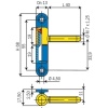 Fiche complète menuiserie PVC Ø 13 mm - E09 boîte de 25