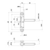 Fiche complète menuiserie PVC Ø 13 mm - E09 boîte de 25