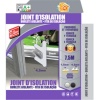 Joint d'isolation pour menuiserie - finition noir - pour espaces de 1,5 à 4,5 mm - largeur 9 mm - longueur 7,5 m