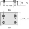 PLAQUE GUIDE GRILLE 220REG D30