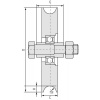 ROUE GORGE RONDE 1R 60MM R10