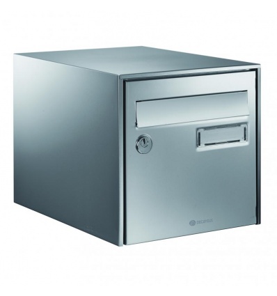 Boîte aux lettres inox Loft anticorrosion - double face - L 300 x H 290 x P 410 mm