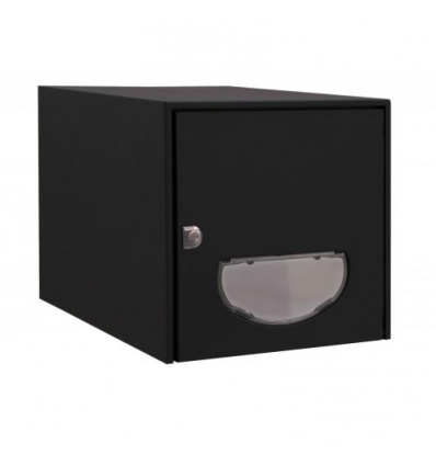 Boîte aux lettres Steel Box - double face - pierre RAL 1013 - L 300 x H 290 x P 410 mm