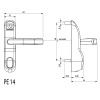 Module extérieur a trou de cylindre