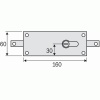 SERRURE RIDEAU METAL 7517N