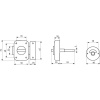 Verrou automatique avec voyant réf 901955