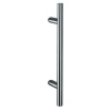 Poignée de porte battante inox NT type STG 522-32, diamètre 32 mm, hauteur 500 mm, entraxe 300 mm