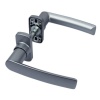 Béquille double sur rosace type Hera pour menuiserie aluminium finition gris anthracite 7016