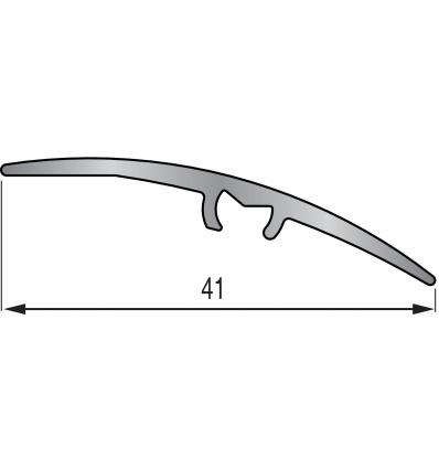 SEUIL A VISSER MULTI NIVEAU 2M70 ALU ARG Largeur : 41 mm.