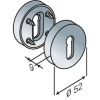 Rosace ronde en nylon blanc - R 92S 80 borgne