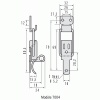 Fermeture à levier et crochet acier zingué - modèle 7005 boîte de 5