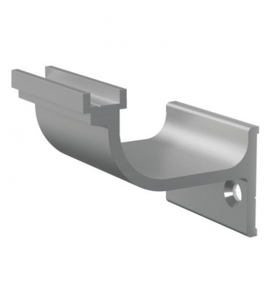 Support à visser - en aluminium - largeur 80 mm - pour profil Bio Form 40