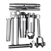 kit de pose inox 316 pour câble inox Ø 4 mm montage orientable entre tubes